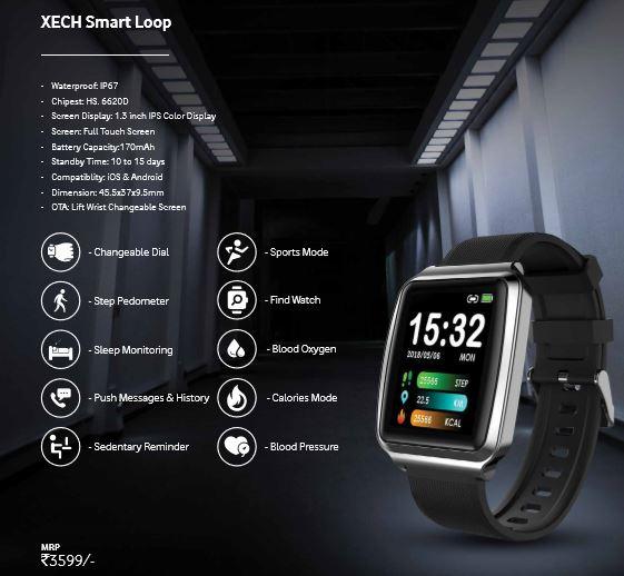 Xech smart online watch